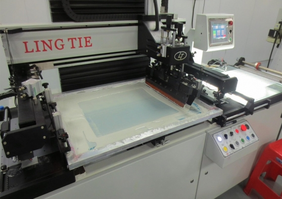 Máquina de impresión de pantalla de película PET 