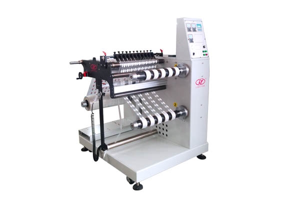 rebobinadora, cortadora y cortadora.